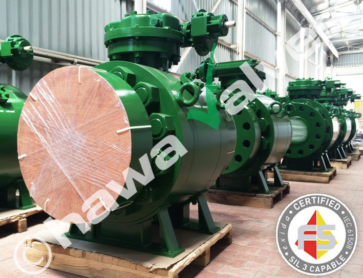 trunnion-mounted trunnion-mounted